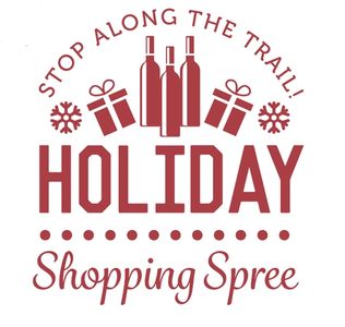 Holiday Shopping Spree wine trail event logo