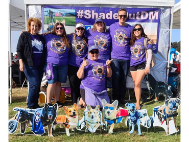 ShadeOutDM Team at the walk to defeat ALS in San Diego California to raise awareness and research DM