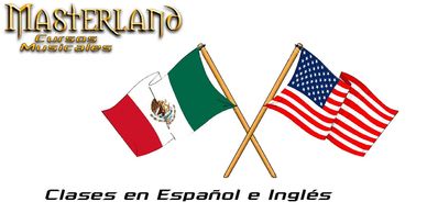 Idiomas de enseñanza disponibles para las Clases Musicales y no musicales del sitio