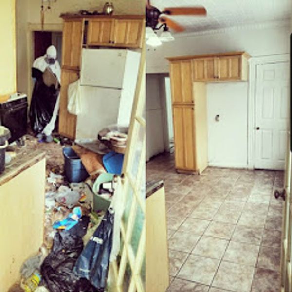 Hoarding cleanout and gross filth with feces and trash