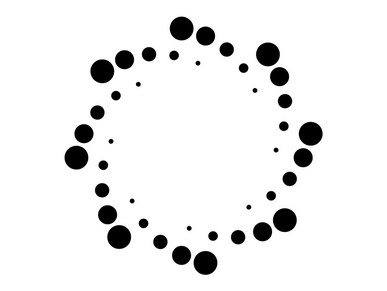 Abstract shape 14 black