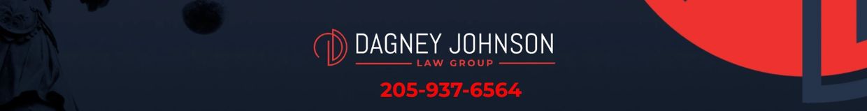 Dagney Johnson Law Group logo with contact phone number 205-937-6564