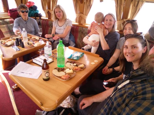 Standard Charter - Huon River Cruises -  People having fun in the comfortable cabin