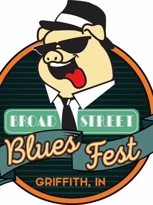 Logo for Broad Street Blues Fest in Griffith, IN.