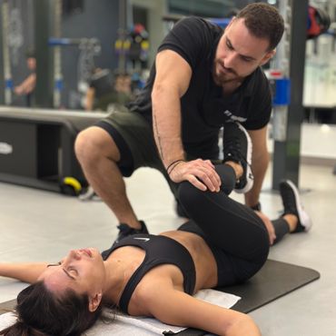 Assisted Stretching post training session.