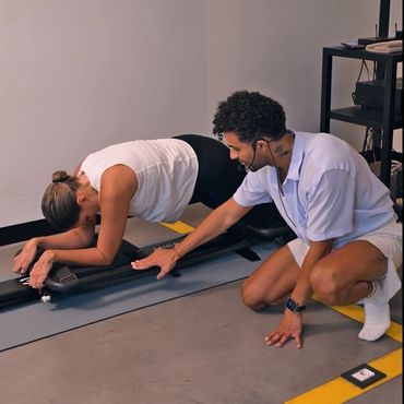 Indoor Lagree Class on the Microformer at PTB Hazmieh.