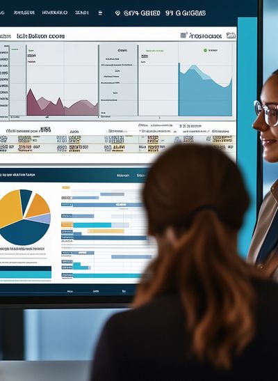 Sr. Leader data-driven decisions dashboards for construction project mgmt.  Microsoft Power BI