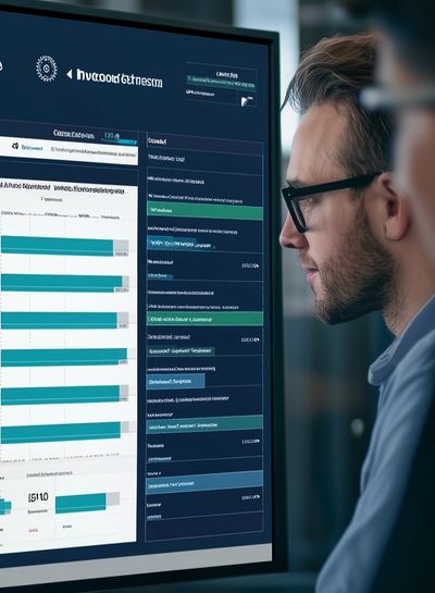 Data-driven decisions dashboards for mechanical completions of industrial plant. Microsoft PowerBI.