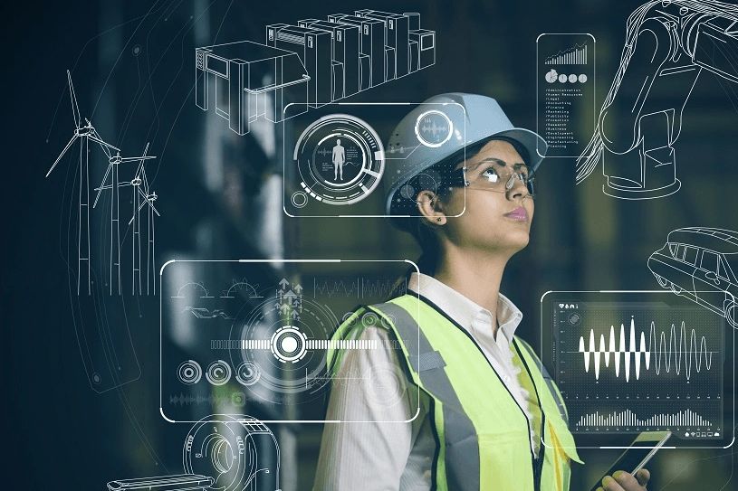Data driven KPI dashboard ignites woman's decisions and imagination in global capital project.
