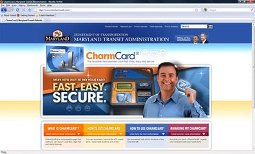 Warren Watson Maryland Transportation Administration Charm Card campaign