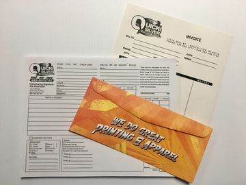 2-part forms, single ink forms and full color envelopes for companies
