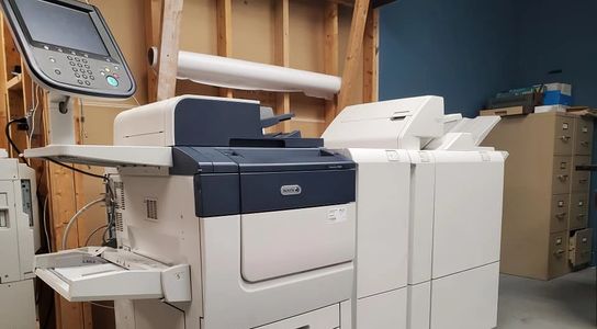 Full Color Commercial Printer in Shop