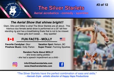The Silver Starlets - Molly 2023 Trading Card