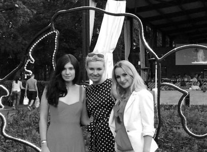 Official Opening in Park with Artist.