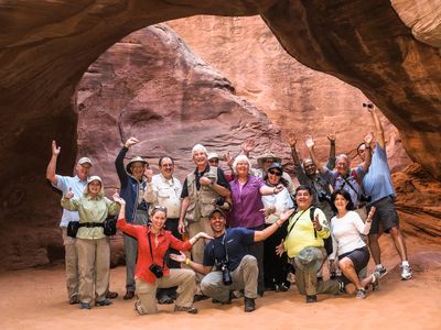 arches national park, group picture, photography workshop