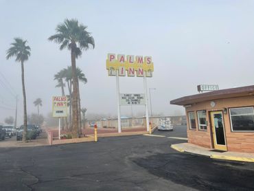 foggy weather at palms inn