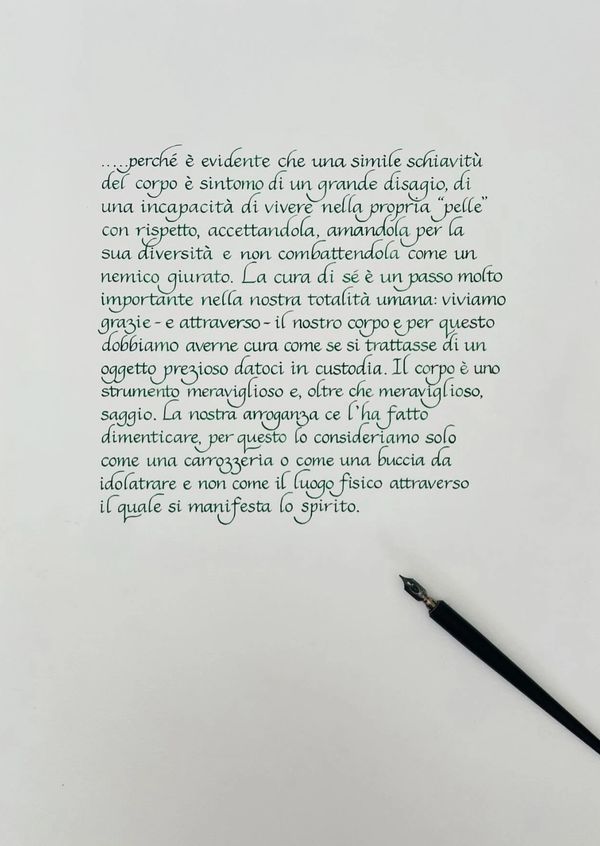 original hand written calligraphy by calligrapher Kate Downey Art katedowneyart