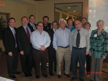 I brought in Sam Antar (Crazy Eddie CFO) to speak to our Chapter. Here with Sam & rest of Board.