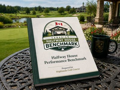 A copy of the Canadian Halfway House Benchmark study prepared for participating Golf Courses.