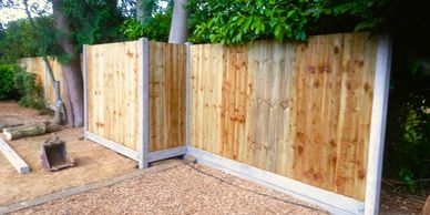 Closeboard Fence Panels Peterborough with Concrete Posts