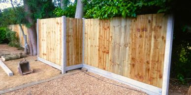 Closeboard Fence Panels Oakham with Concrete Posts