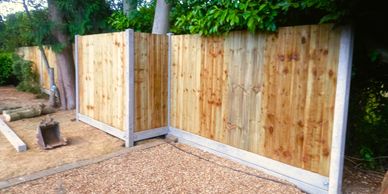 Closeboard Fence Panels Langtoft with Concrete Posts