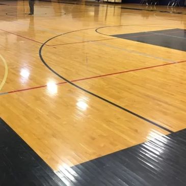 Gym Floor at William Byrd High School