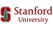 Stanford University logo with a red block 'S' and green tree.