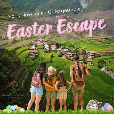 Australian Hotel Hungduan promoting Easter Escape holiday hotel booking