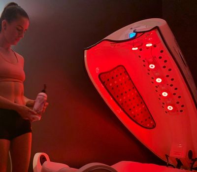 Red light therapy , cocoon wellness and fitness pod 
Infrared sauna