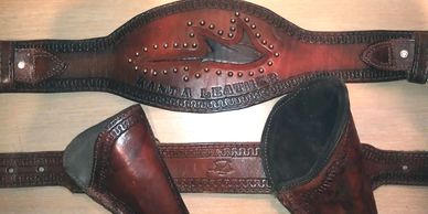 Mike's Manta Leather holster set