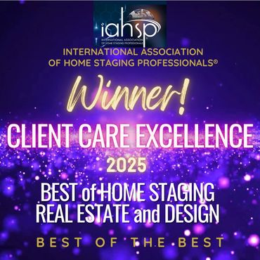 2025 best award international association of home staging professionals trifecta iahsp
