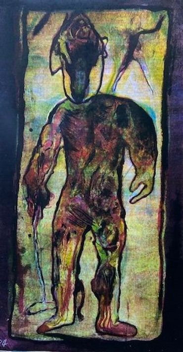 # PL001 - El Duende 1
Five Color Lithograph
32” x 18”
$2500