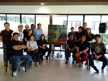 FAS artists during live demonstration