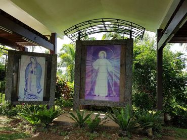 Divine Mercy and Our Lady of Guadalupe waits for your quiet time here,
