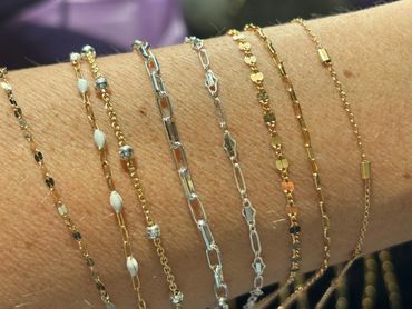 Permanent jewelry bracelet service in Osseo, MN by Fused-mn