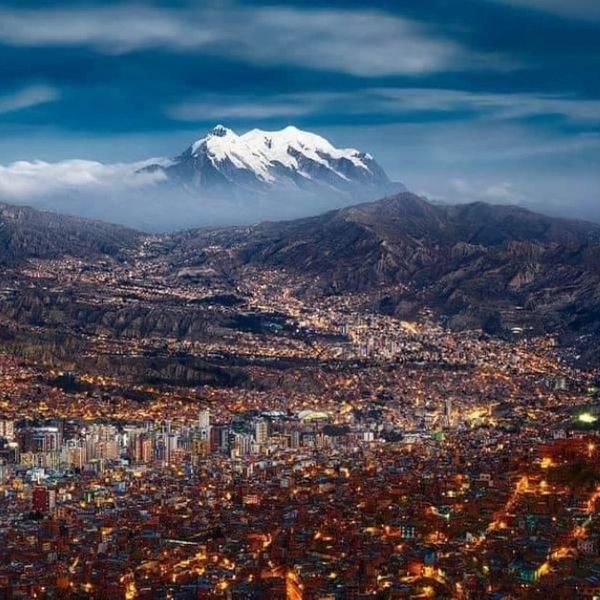 La Paz Bolivia first day if value package surrounded by ands