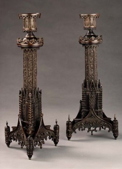 Gothic candlesticks