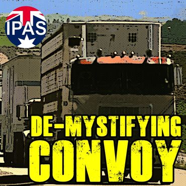 Title Image. Convoy, by C.W. McCall is de-mystified in this podcast by Conway Bown.
