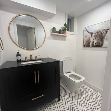 basement bathroom addition