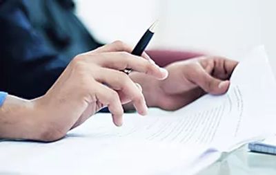 Signing home closing documents