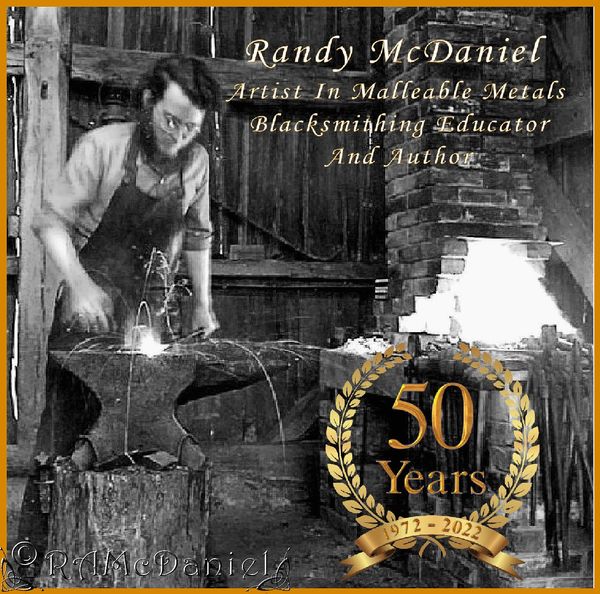 Randy McDaniel has been blacksmithing for 50 years!