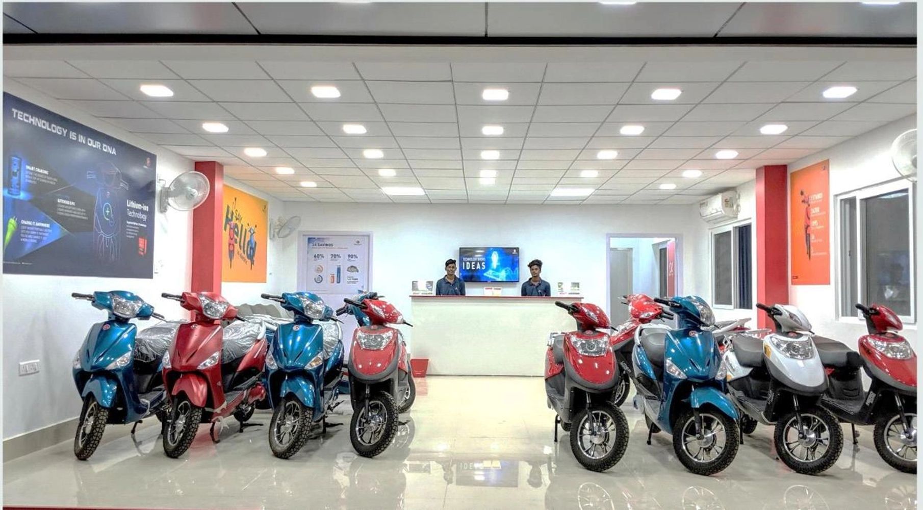 Chennai Hero Electric Scooters and Hero Electric Bikes , Chennai e Bikes eCharge Motors Main Dealer