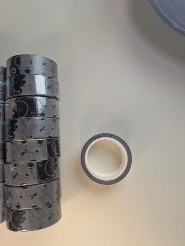 Washi tape created from a pattern I designed by hand.