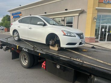 Whether missing a tire or more, we have the equipment to ensure your vehicle will be dent free!