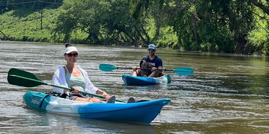 Kayaking on French Broad in Asheville