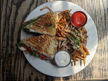 Panini Caprese Restaurant Photography