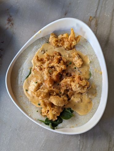 Crawfish and Grits Restaurant Photography