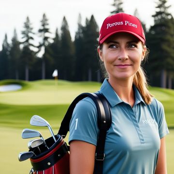 Carrie Bagshot: Suspect in golf murder mystery, "Murder is Par for the Course."