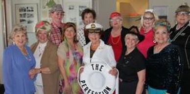 Reference for downloadable all-woman murder mystery party, "Death Bemoans Her"